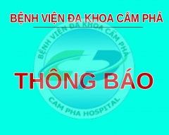 Bệnh viện đa khoa Cẩm Phả thông báo mời gặp mặt nhân dịp Kỷ niệm 70 năm ngày Thầy thuốc Việt Nam